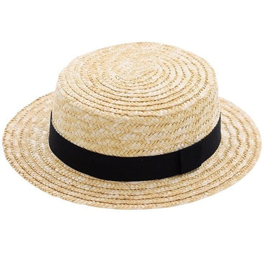 Chapeau De Paille Style Canotier